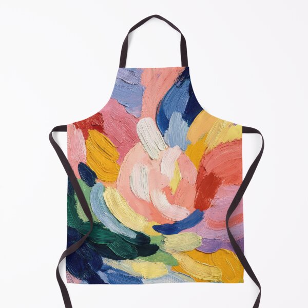 Item preview, Abstract flower oil painting colorful & textured designed and sold by ArtHouseNiklas.