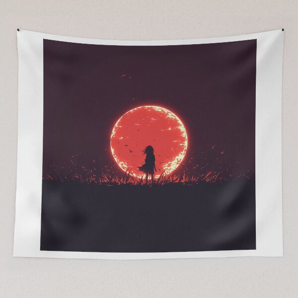 Item preview, Girl Under Blood Red Moon designed and sold by Christian Weiss.