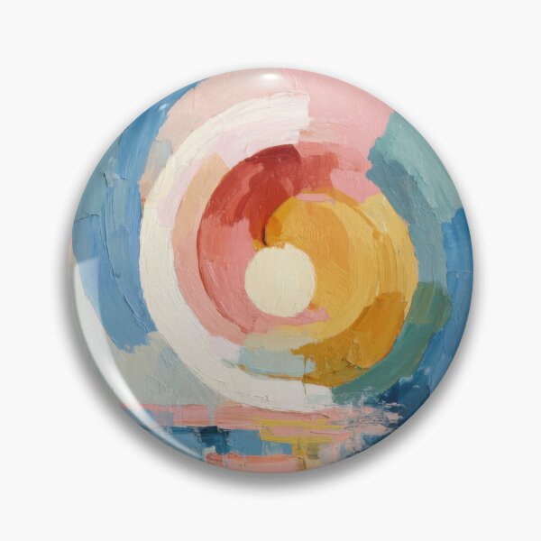 Item preview, Minimalist abstraction pastel colors & sun designed and sold by ArtHouseNiklas.