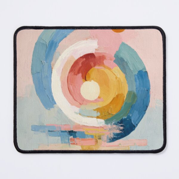 Item preview, Minimalist abstraction pastel colors & sun designed and sold by ArtHouseNiklas.