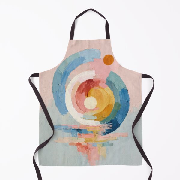 Item preview, Minimalist abstraction pastel colors & sun designed and sold by ArtHouseNiklas.