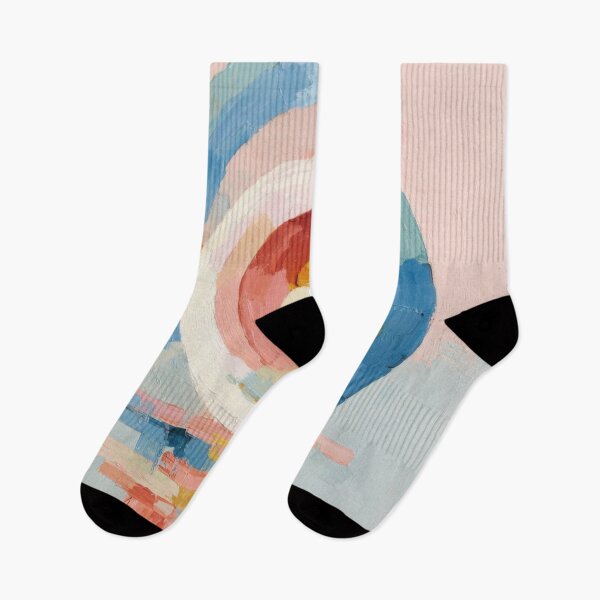 Item preview, Minimalist abstraction pastel colors & sun designed and sold by ArtHouseNiklas.