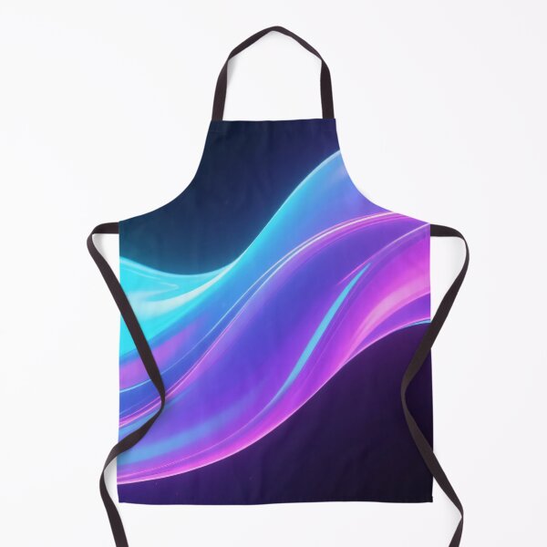 Item preview, Futuristic Flowing Liquid Glass Ribbon, Cyan and Pink Neon Gradient, Smooth Curves, Abstract 3D Digital Art Design designed and sold by Mimoshi ⭐⭐⭐⭐⭐.