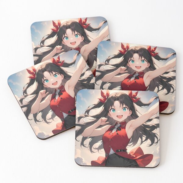 Item preview, Rin Tohsaka Fate Stay Night Energetic Anime Girl designed and sold by TorbenKuhano.