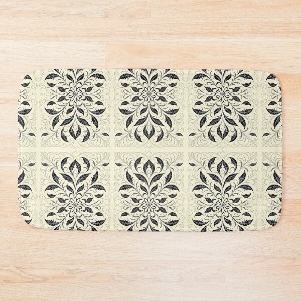Item preview, Blue, Flowers & Leaves, Abstract Artistic Stylize, Symmetrical Repeated Texture Pattern (image size 8320x12480) designed and sold by Digital-Davinci.