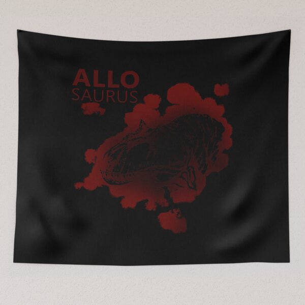 Item preview, The Isle Game Allosaurus White  Red designed and sold by LupeDonnelly.