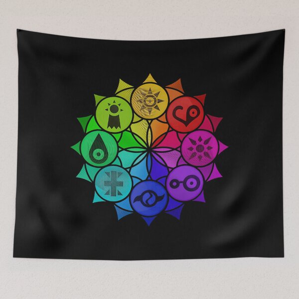 Item preview,  Digimon Crests Mandala designed and sold by PHILLIENDREN.