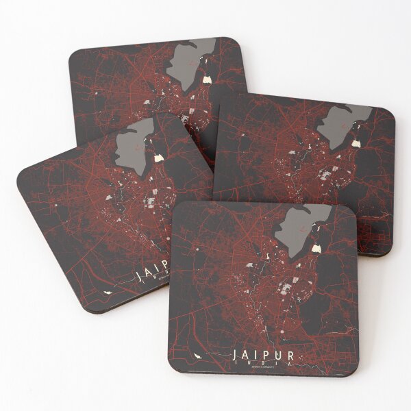 Item preview, Jaipur City Map of Rajasthan, India - Vector designed and sold by deMAP.