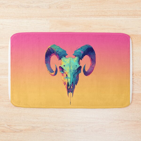 Item preview, Colorful Ram Skull Gradient designed and sold by Christian Weiss.