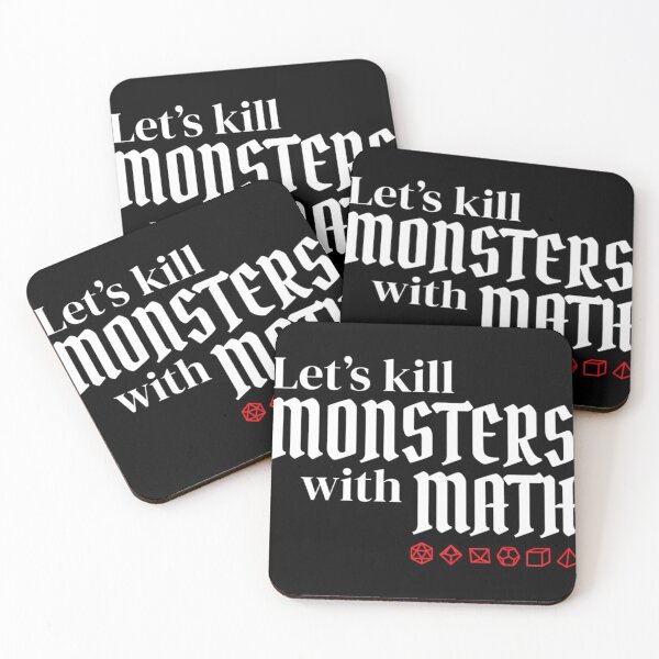 Item preview, Lets Kill Monsters With Math Dnd Dice designed and sold by PHILLIENDREN.