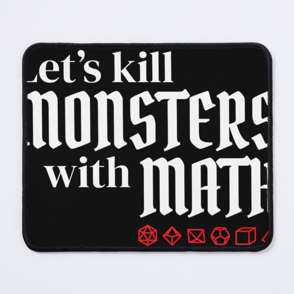 Item preview, Lets Kill Monsters With Math Dnd Dice designed and sold by PHILLIENDREN.