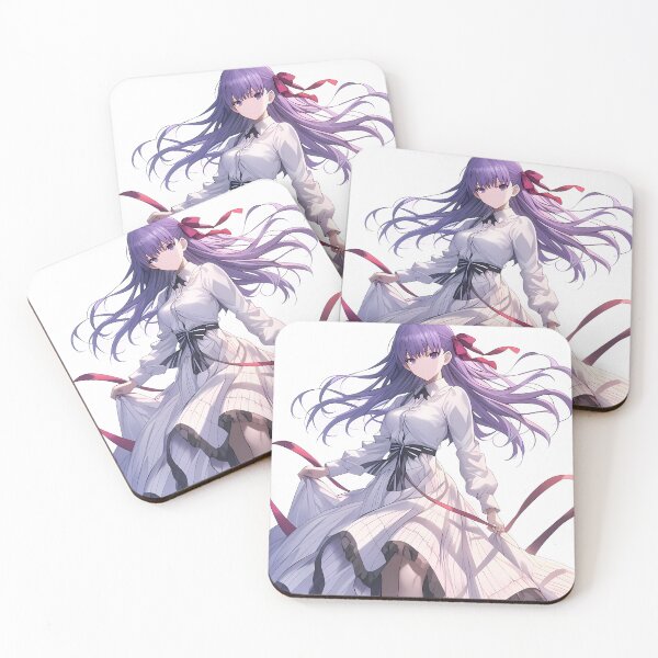 Item preview, Sakura Matou Fate Stay Night Anime Girl Graceful Dress designed and sold by TorbenKuhano.
