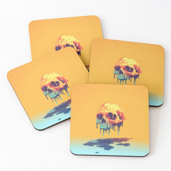 Item preview, Melting Skull Neon Drip designed and sold by Christian Weiss.