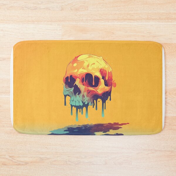 Item preview, Melting Skull Neon Drip designed and sold by Christian Weiss.