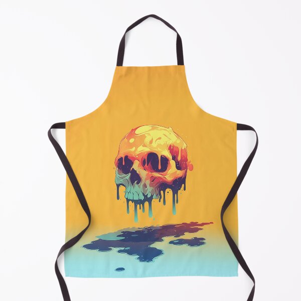 Item preview, Melting Skull Neon Drip designed and sold by Christian Weiss.