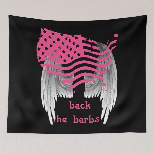 Item preview, Meme Barbz Flag Pink Logo Classic designed and sold by CloudyPriceSt.