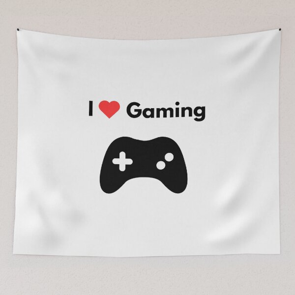 Item preview, I love Gaming - Funny Gaming Quote designed and sold by Kouichi1990.