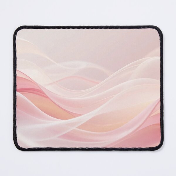 Item preview, Soft Flowing Pink and Peach Abstract Wave Pattern with Elegant Pastel Gradient and Gentle Light Illumination designed and sold by Mimoshi ⭐⭐⭐⭐⭐.