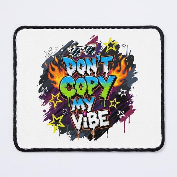 Item preview, Don’t Copy My Vibe. Neon Graffiti Streetwear Quote designed and sold by Aarvya Fashion Club ( A.F.C ).