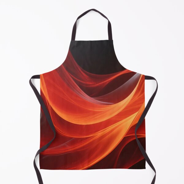 Item preview, Bright Glowing Red Abstract Ribbon Waves with Smooth Curves and Dynamic Flow on Dark Futuristic Background designed and sold by Mimoshi ⭐⭐⭐⭐⭐.