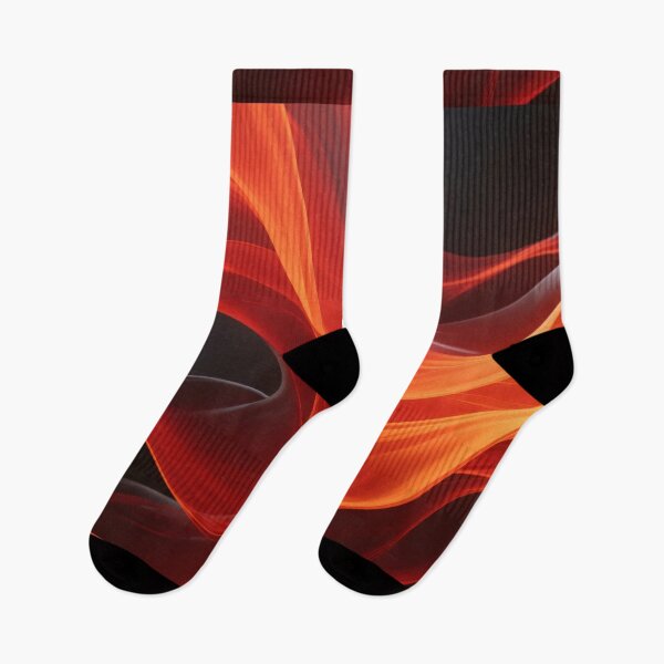 Item preview, Bright Glowing Red Abstract Ribbon Waves with Smooth Curves and Dynamic Flow on Dark Futuristic Background designed and sold by Mimoshi ⭐⭐⭐⭐⭐.