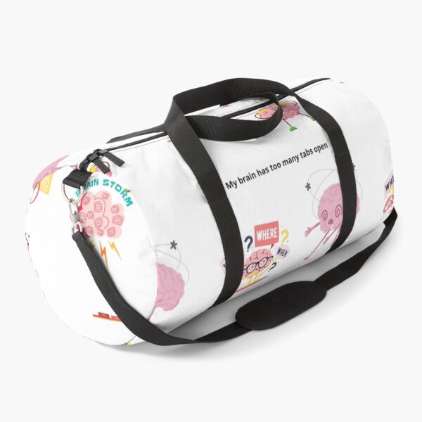 Item preview, My Brain Has Too Many Tabs Open Funny | Mental Health Humor | ADHD Anxiety Cartoon Art | Funny Relatable Quote with Cute Cartoon Cloud Pack designed and sold by Amalzaki.