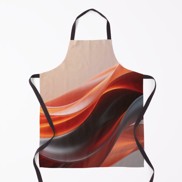 Item preview, Red and Black Glossy Flowing Abstract Ribbon Waves with Smooth Curves on Light Warm Gradient Background designed and sold by Mimoshi ⭐⭐⭐⭐⭐.