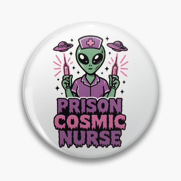 Item preview, Prison Cosmic Nurse – Halloween Alien Theme Prison Nurses – Spooky Fun Correctional Nurse Design designed and sold by ClinicalHubs.