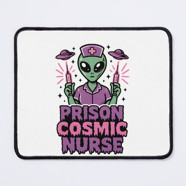 Item preview, Prison Cosmic Nurse – Halloween Alien Theme Prison Nurses – Spooky Fun Correctional Nurse Design designed and sold by ClinicalHubs.