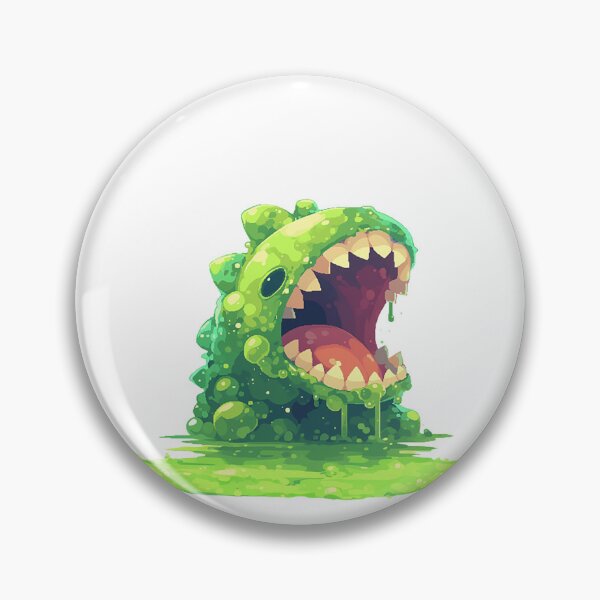 Item preview, Slime Monster Pixel Roar designed and sold by Christian Weiss.