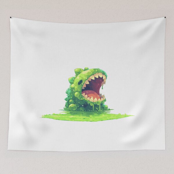 Item preview, Slime Monster Pixel Roar designed and sold by Christian Weiss.