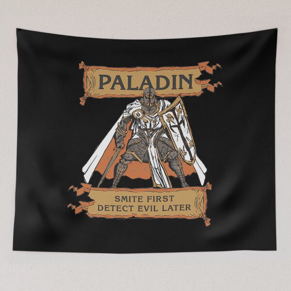 Item preview,  Tabletop Rpg Paladin - Smite First Detect Evil Later designed and sold by PHILLIENDREN.