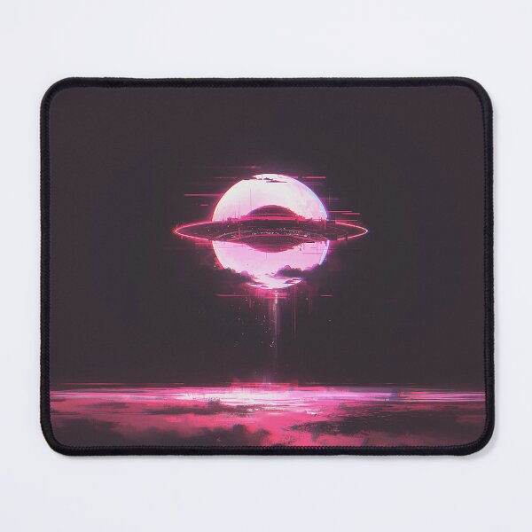 Item preview, Glitch Neon Saturn Moon designed and sold by Christian Weiss.