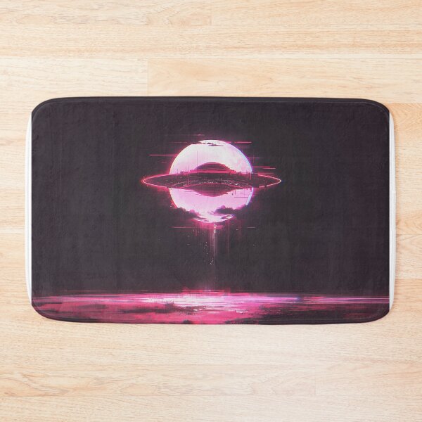 Item preview, Glitch Neon Saturn Moon designed and sold by Christian Weiss.