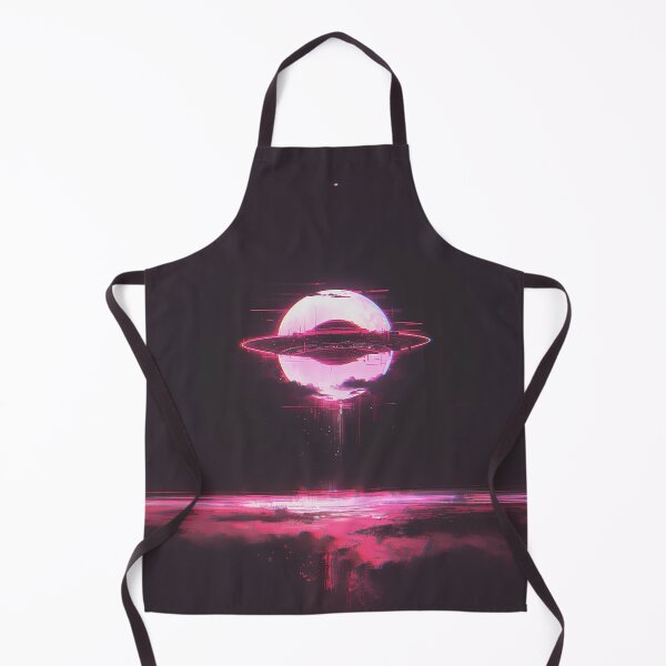 Item preview, Glitch Neon Saturn Moon designed and sold by Christian Weiss.