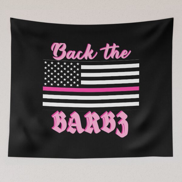 Item preview, Logo Barbz Meme Classic Pink Flag designed and sold by CloudyPriceSt.