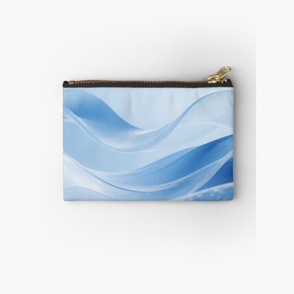 Item preview, Soft Translucent Blue Wave Layers with Frosted Texture, Minimalist Abstract Flow and Dreamy Light Winter-Inspired Design designed and sold by Mimoshi ⭐⭐⭐⭐⭐.