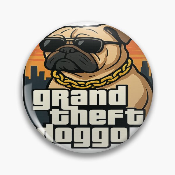 Item preview, Grand Theft Doggo designed and sold by Herundros.