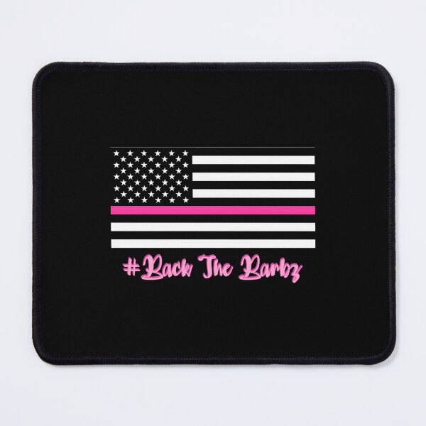 Item preview, Classic Barbz Meme Logo Flag Pink designed and sold by CloudyPriceSt.