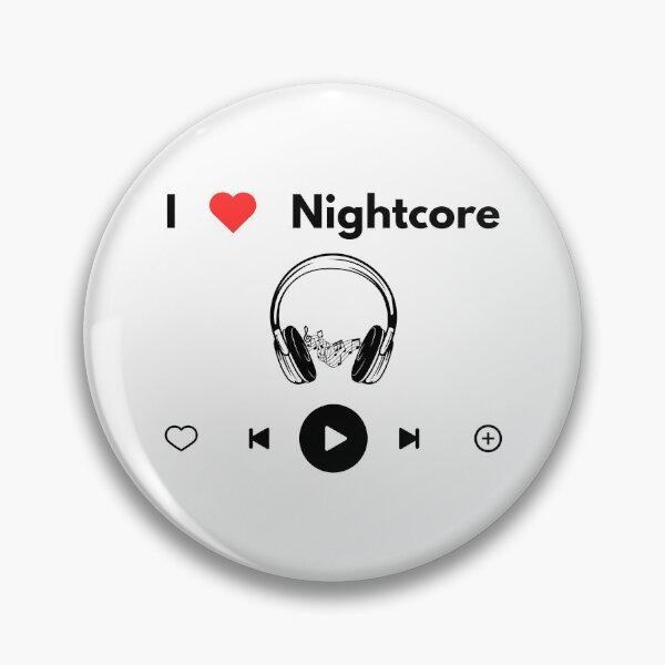 Artikelvorschau, I love Nightcore - Lustiger Spruch entworfen und verkauft von Kouichi1990.
