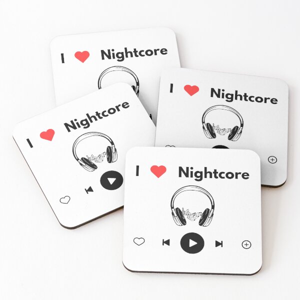 Item preview, I love Nightcore - Funny Quote designed and sold by Kouichi1990.