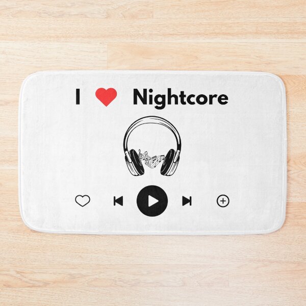 Item preview, I love Nightcore - Funny Quote designed and sold by Kouichi1990.