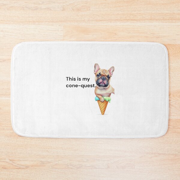 Item preview, A Frenchie's Cone-fusing Adventure designed and sold by Viral By Design.