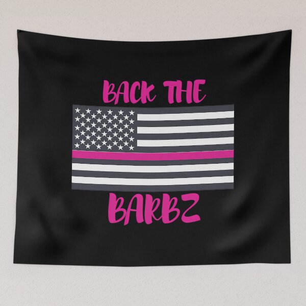 Item preview, Flag Classic Barbz Pink Meme Logo designed and sold by CloudyPriceSt.