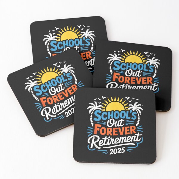 Item preview, Groovy Schools Out Forever Retirement 2025 Retired Teacher Tank Top  designed and sold by sparks269.