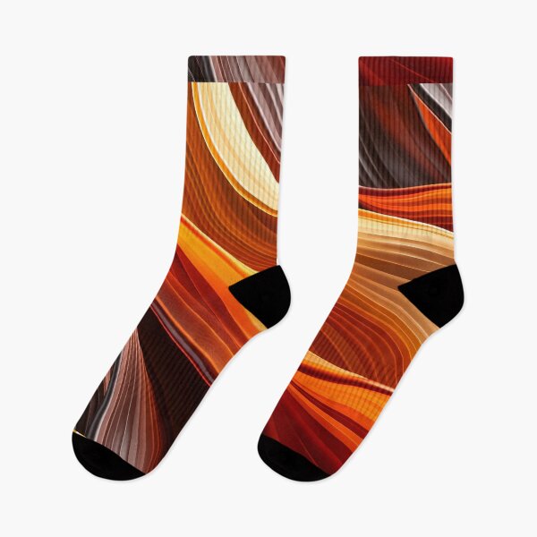 Item preview, Flowing Abstract Waves of Orange and Brown with Light Highlights in Dynamic 3D Fluid Motion Design designed and sold by Mimoshi ⭐⭐⭐⭐⭐.