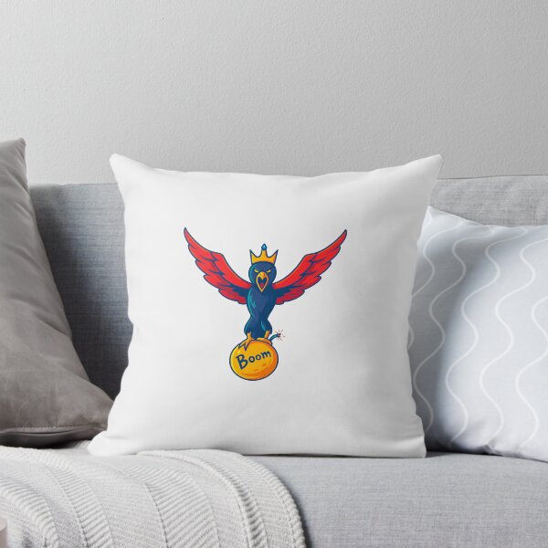 Item preview, Crowned Eagle King with Bomb – Powerful Cartoon Illustration designed and sold by karnlaunchlab.