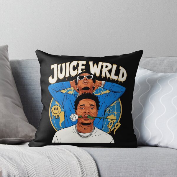 Aperçu de l'œuvre Portrait de dessin animé de Juice WRLD Rose 999 Global Vibe créée et vendue par dragonmaid269.