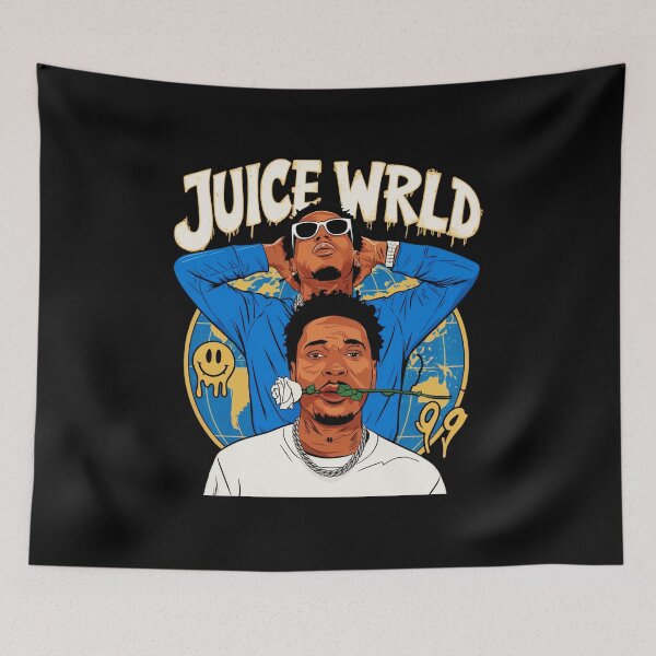 Item preview, Juice WRLD Cartoon Portrait Rose 999 Global Vibe designed and sold by dragonmaid269.