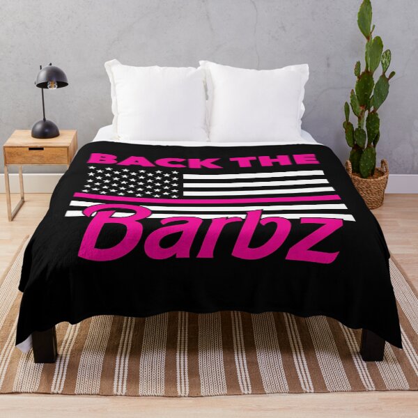 Item preview, Meme Pink Logo Classic Barbz Flag designed and sold by CloudyPriceSt.